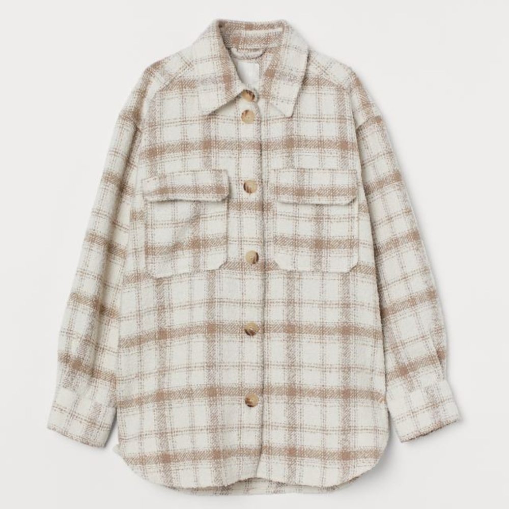 H&M Plaid Shacket